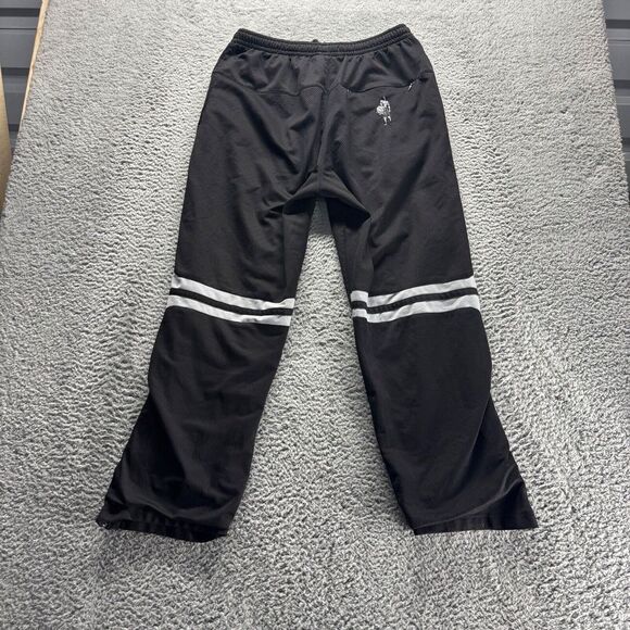 And1 Track Pants Mens Large Black Polyester Loose Fit Mesh Lined‎ Basketball - Picture 1 of 10